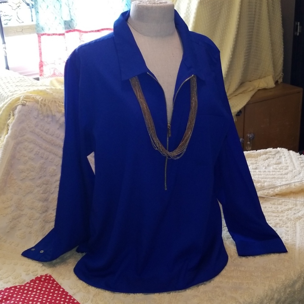 Calvin Klein Womans Dress Blouse